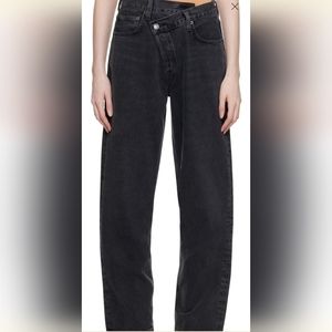 Agolde black criss cross jeans Size 27
